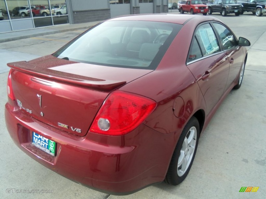 2009 G6 V6 Sedan - Performance Red Metallic / Ebony photo #19