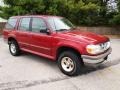 1996 Electric Red Metallic Ford Explorer XLT 4x4  photo #2