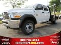 2012 Bright White Dodge Ram 4500 HD ST Crew Cab 4x4 Chassis  photo #1