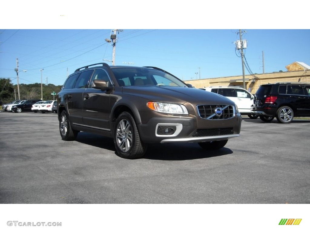 2013 XC70 3.2 AWD - Twilight Bronze Metallic / Sandstone photo #7