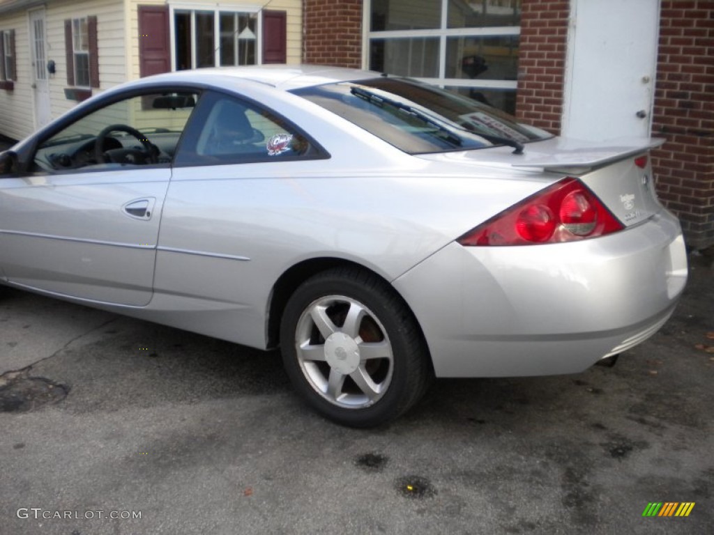 2002 Cougar V6 Coupe - Silver Frost Metallic / Dark Graphite photo #2