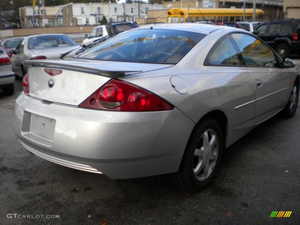 2002 Cougar V6 Coupe - Silver Frost Metallic / Dark Graphite photo #4