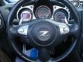 Gray Leather 2010 Nissan 370Z Touring Roadster Steering Wheel