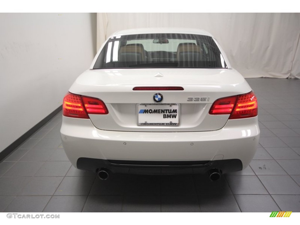 2011 3 Series 335i Convertible - Mineral White Metallic / Saddle Brown Dakota Leather photo #13