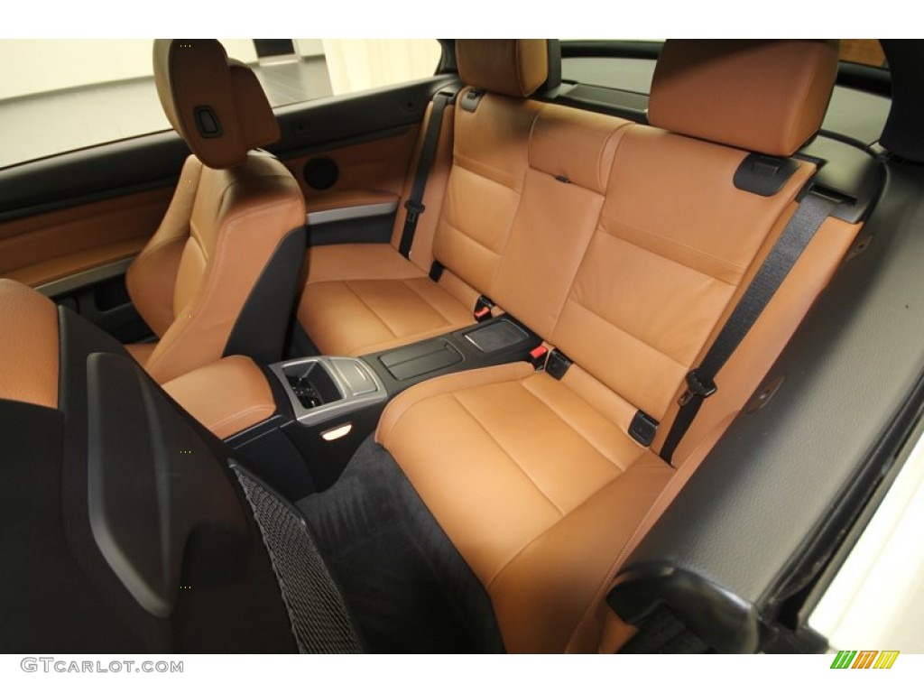 Saddle Brown Dakota Leather Interior 2011 BMW 3 Series 335i Convertible Photo #72541857