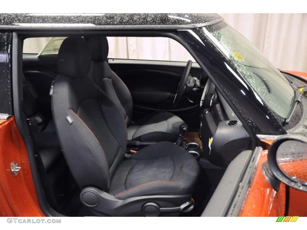 2013 Cooper S Hardtop - Spice Orange Metallic / Carbon Black Checkered Cloth photo #7