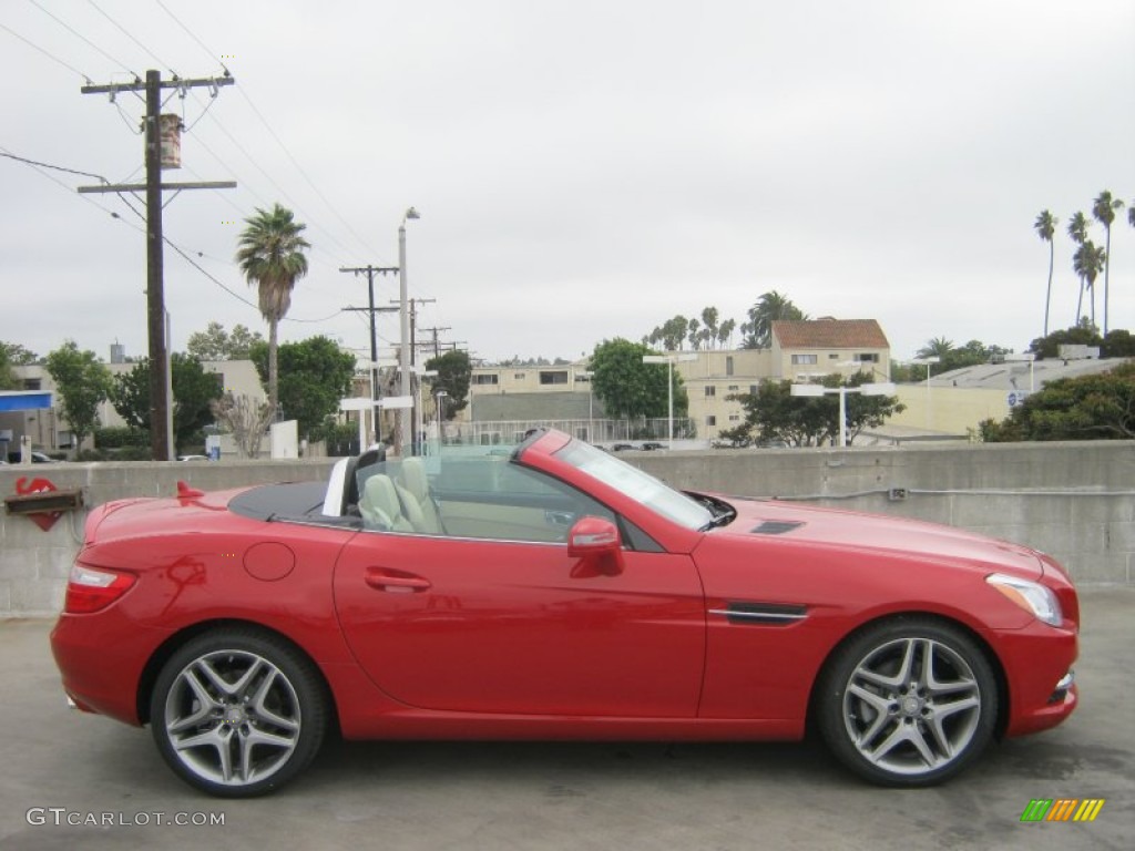 2013 SLK 250 Roadster - Mars Red / Sahara Beige photo #3