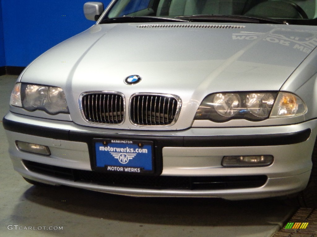 1999 3 Series 328i Sedan - Titanium Silver Metallic / Grey photo #4