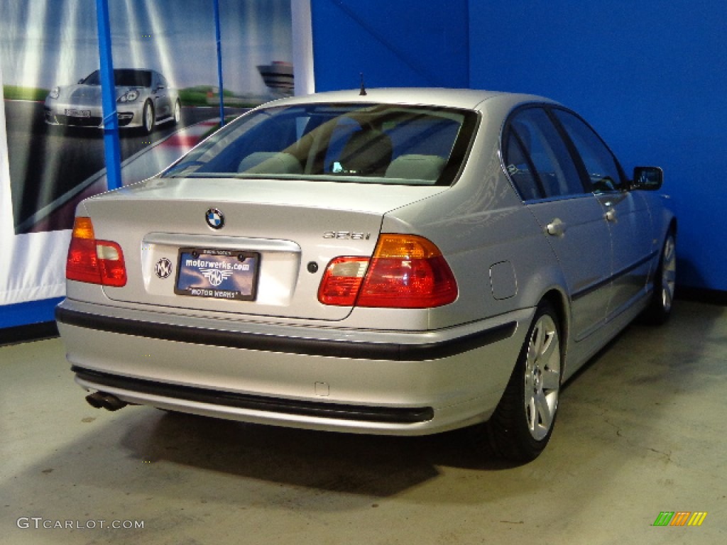 1999 3 Series 328i Sedan - Titanium Silver Metallic / Grey photo #9
