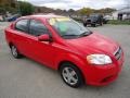 2011 Victory Red Chevrolet Aveo LT Sedan  photo #9