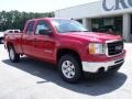 2010 Fire Red GMC Sierra 1500 SLE Extended Cab  photo #2