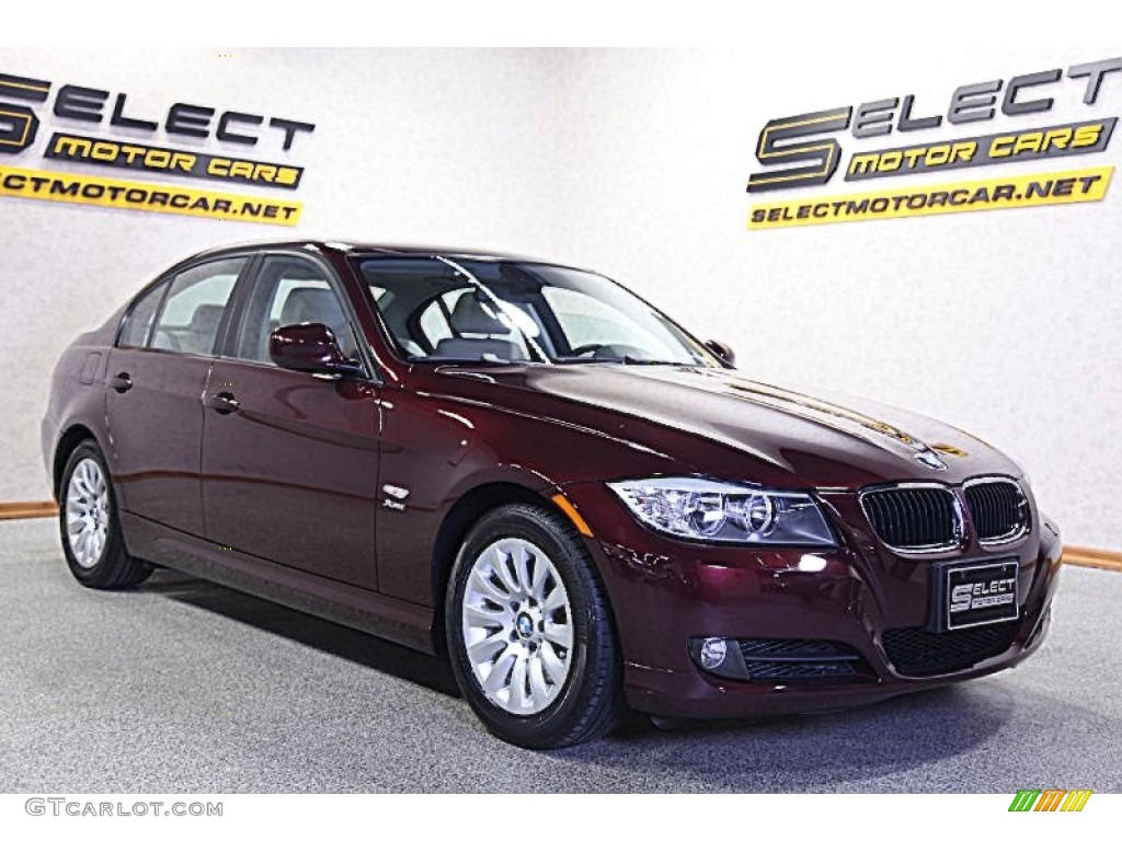 2009 3 Series 328xi Sedan - Barbara Red Metallic / Oyster Dakota Leather photo #3