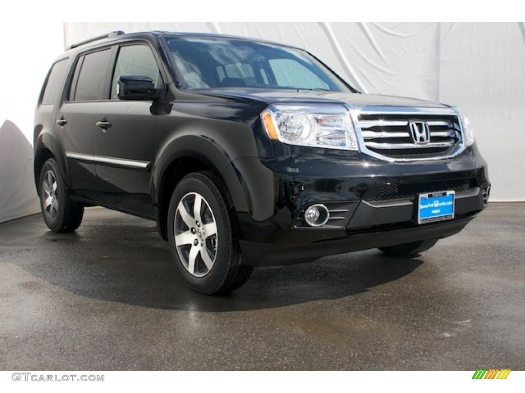 2013 Pilot Touring 4WD - Crystal Black Pearl / Black photo #1