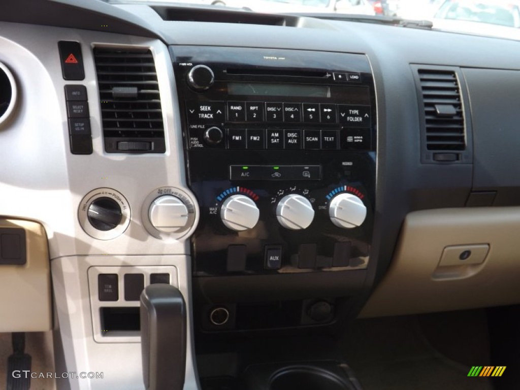 2008 Tundra SR5 Double Cab 4x4 - Radiant Red / Beige photo #9