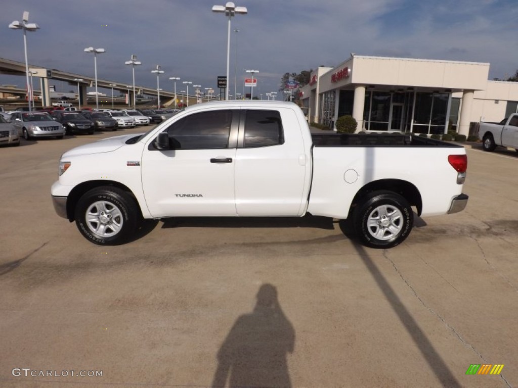 2008 Tundra Double Cab - Super White / Beige photo #2