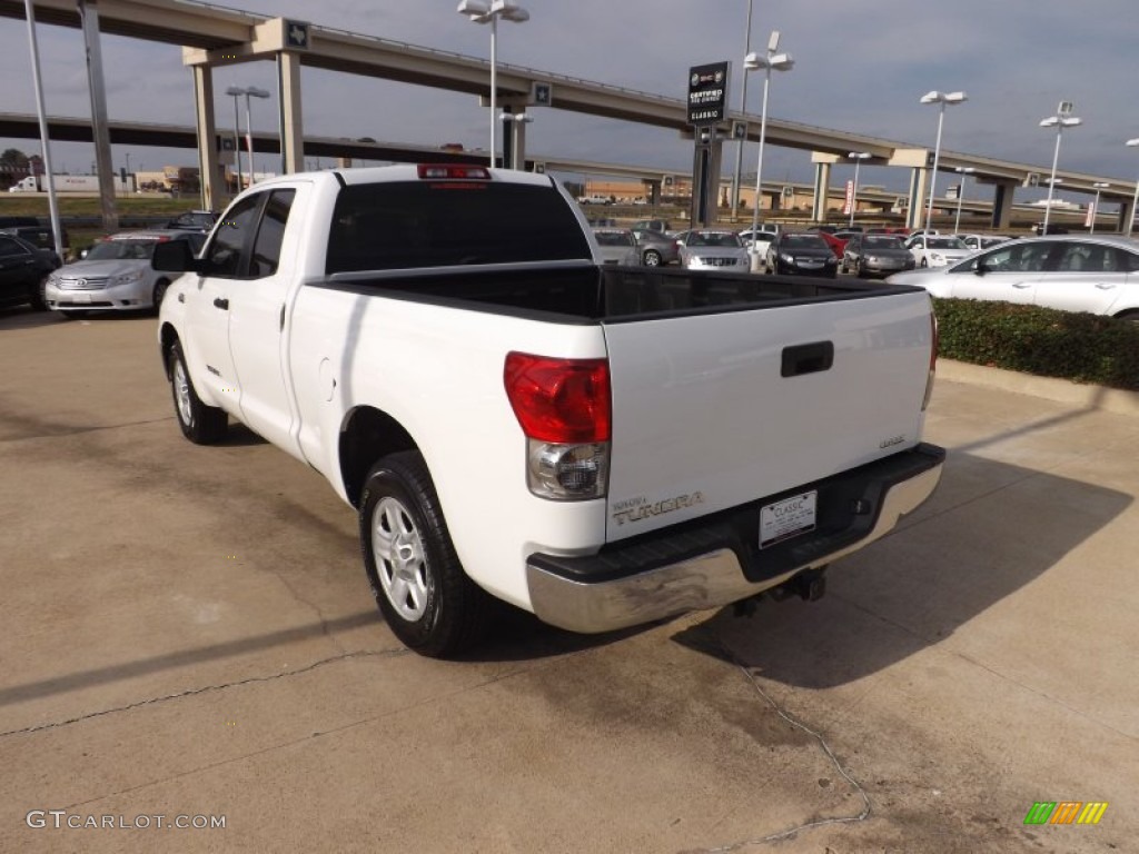 2008 Tundra Double Cab - Super White / Beige photo #3