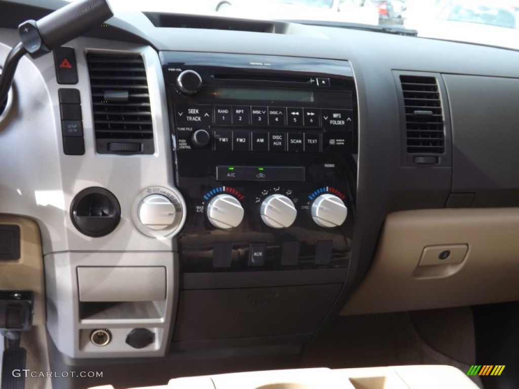 2008 Tundra Double Cab - Super White / Beige photo #9