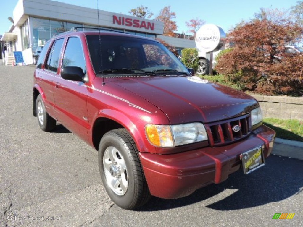 2002 Sportage 4x4 - Pepper Red / Gray photo #1
