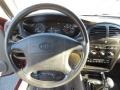 2002 Kia Sportage Gray Interior Steering Wheel Photo