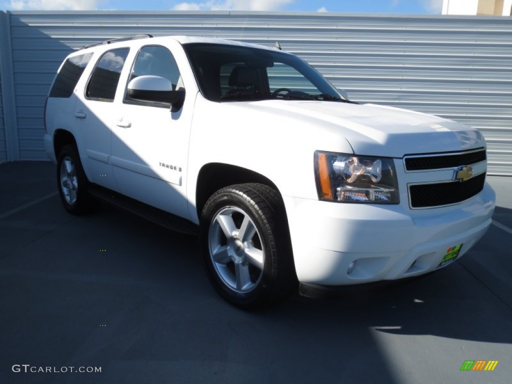2008 Tahoe LT - Summit White / Ebony photo #1