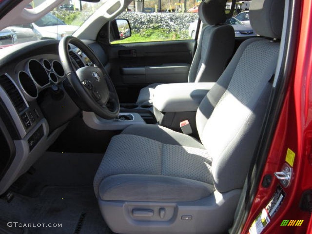 2011 Tundra TRD CrewMax 4x4 - Barcelona Red Metallic / Graphite Gray photo #12