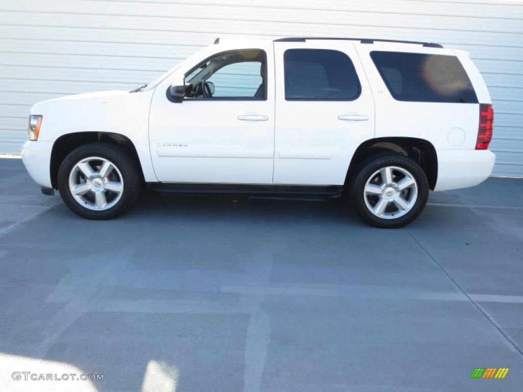 2008 Tahoe LT - Summit White / Ebony photo #5