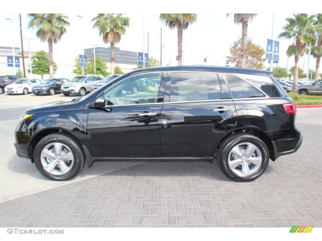 2013 MDX SH-AWD - Crystal Black Pearl / Graystone photo #4