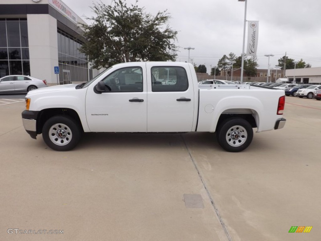 Summit White 2013 GMC Sierra 1500 Crew Cab Exterior Photo #72556530