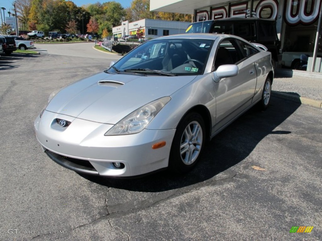 2001 Celica GT - Liquid Silver / Black/Silver photo #2