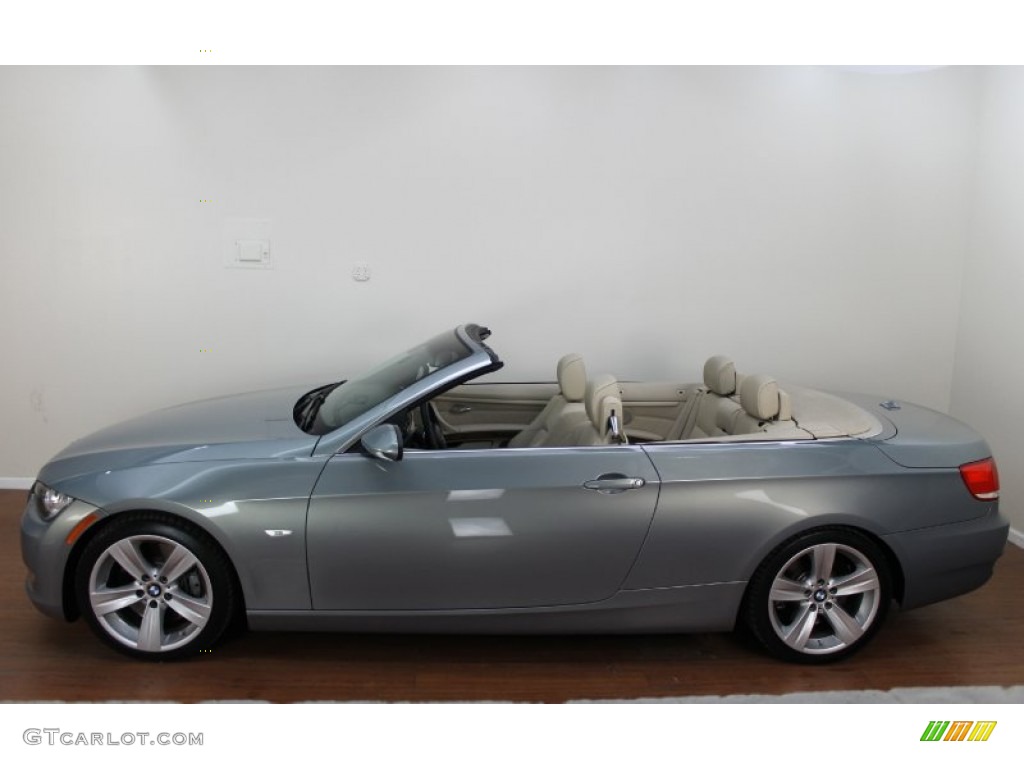 2008 3 Series 335i Convertible - Arctic Metallic / Cream Beige photo #11