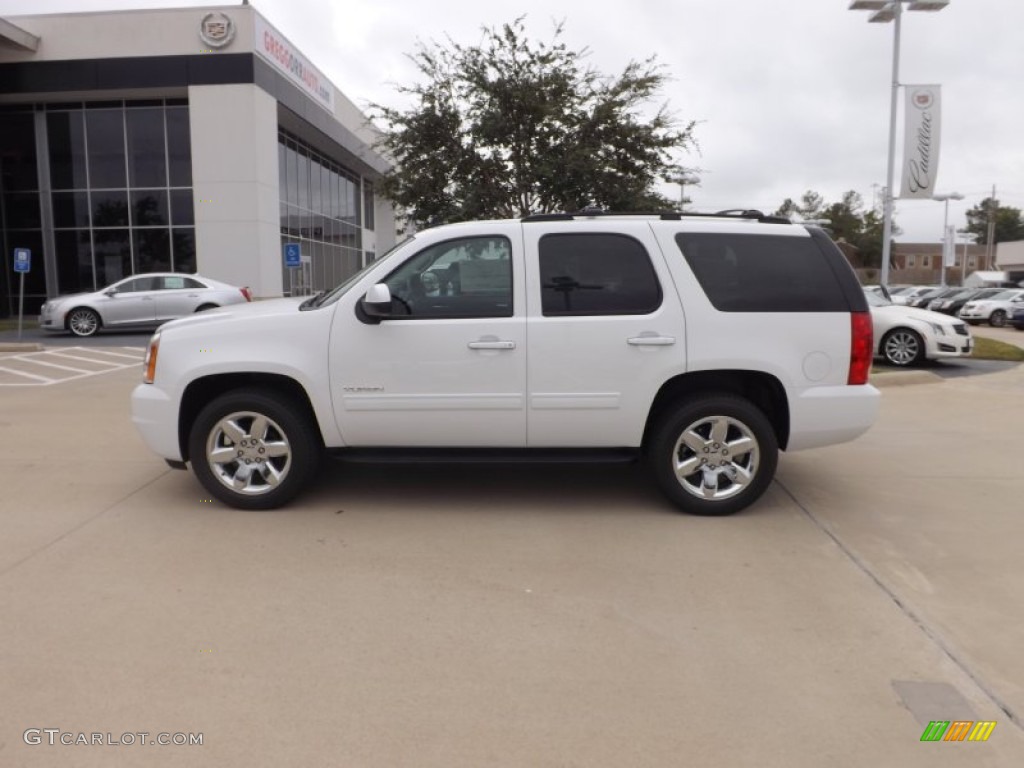 2013 Yukon SLE - Summit White / Ebony photo #2