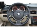Cream Beige Steering Wheel Photo for 2008 BMW 3 Series #72557386
