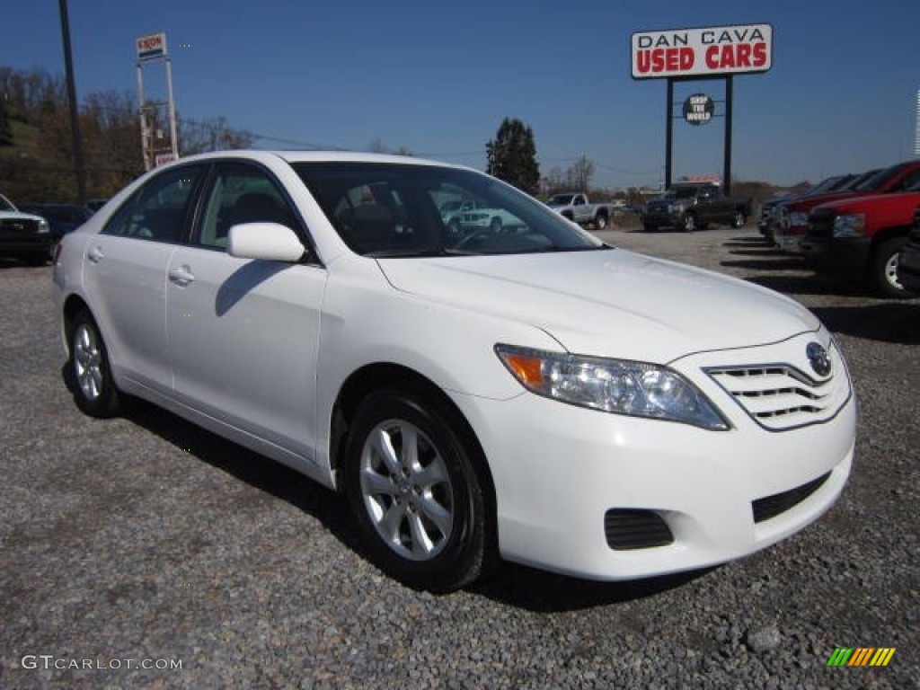 Super White Toyota Camry