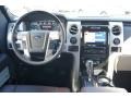 Platinum Sienna Brown/Black Leather Dashboard Photo for 2012 Ford F150 #72558346