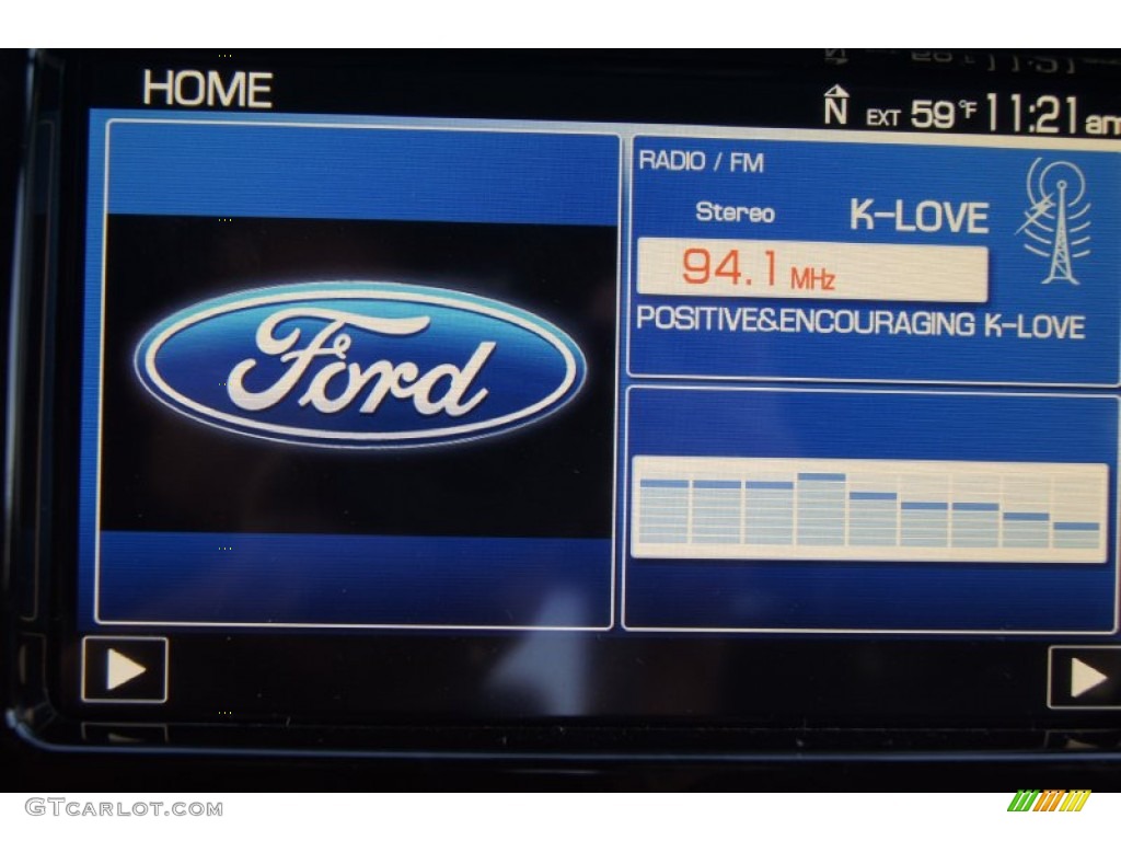 2012 Ford F150 Platinum SuperCrew 4x4 Audio System Photos
