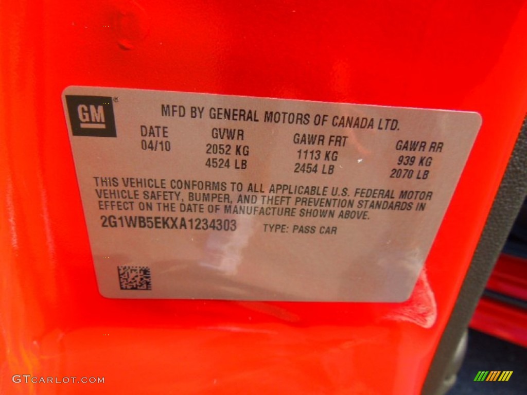 2010 Impala LT - Victory Red / Ebony photo #7