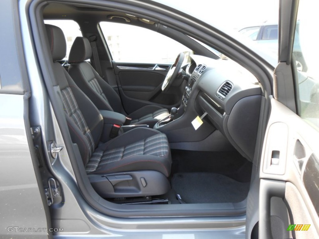 Interlagos Plaid Cloth Interior 2013 Volkswagen GTI 4 Door Photo #72563016