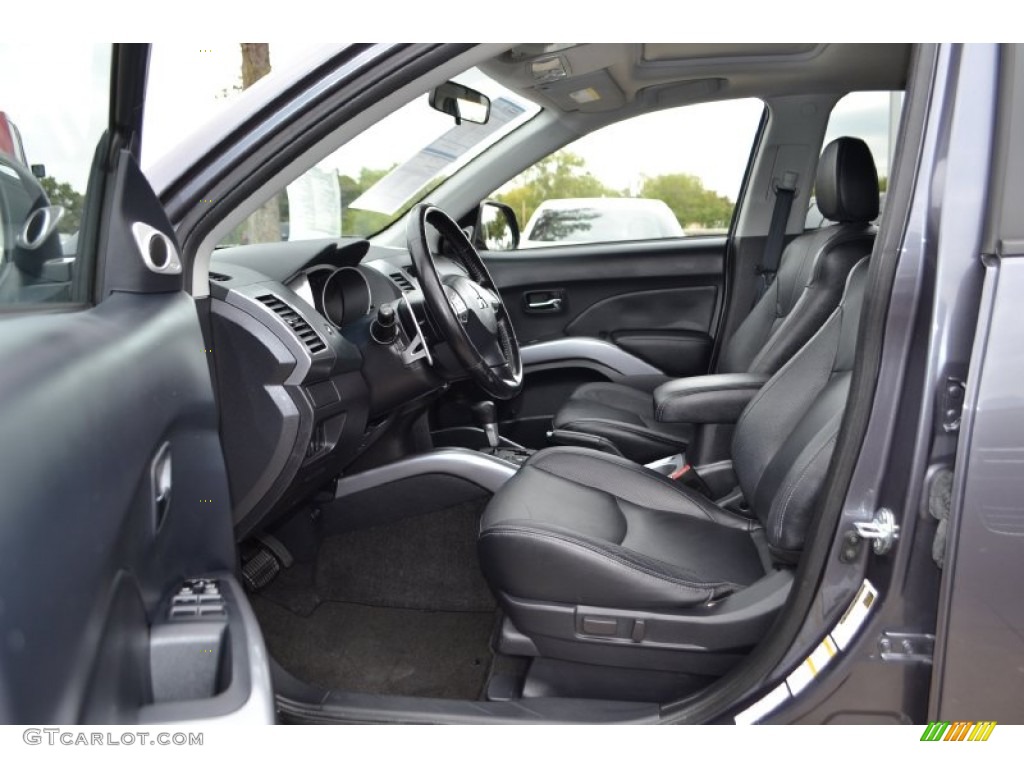 Beige Interior 2008 Mitsubishi Outlander XLS Photo #72563100
