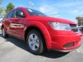 2013 Bright Red Dodge Journey SE  photo #4