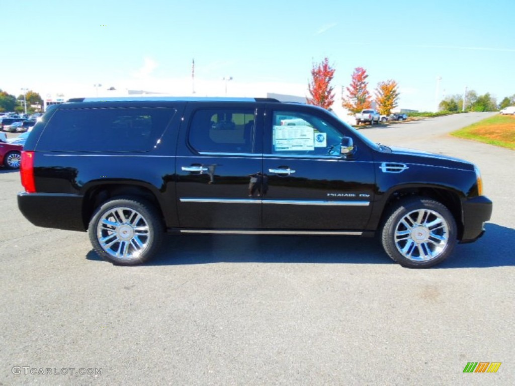 2013 Escalade ESV Platinum AWD - Black Raven / Ebony photo #6