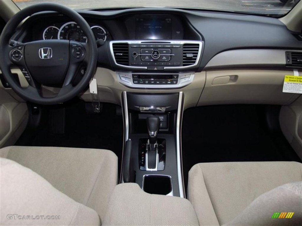 2013 Honda Accord LX Sedan Ivory Dashboard Photo #72565884