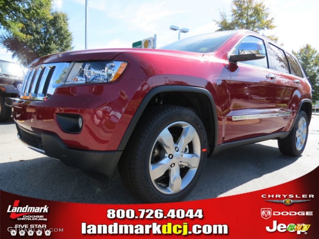 2013 Grand Cherokee Limited - Deep Cherry Red Crystal Pearl / Black/Light Frost Beige photo #1