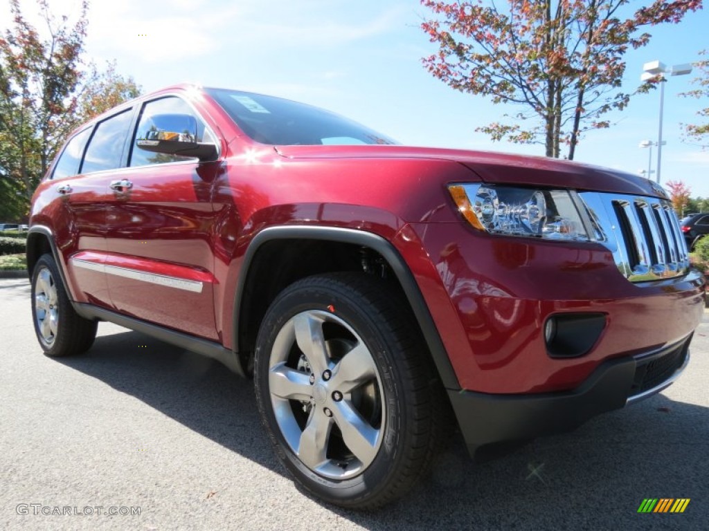 2013 Grand Cherokee Limited - Deep Cherry Red Crystal Pearl / Black/Light Frost Beige photo #4