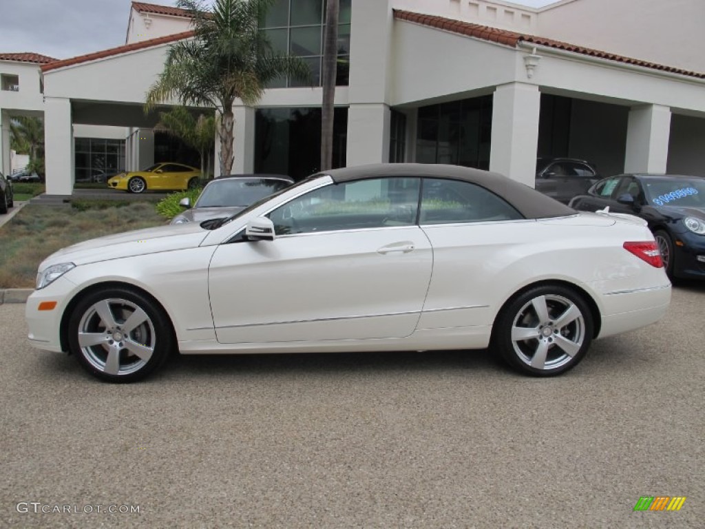 Diamond White Metallic 2013 Mercedes-Benz E 350 Cabriolet Exterior Photo #72567380