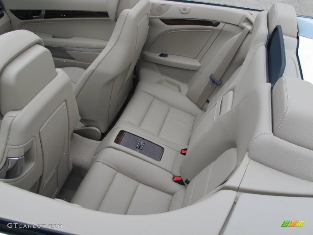 Almond Interior 2013 Mercedes-Benz E 350 Cabriolet Photo #72567443