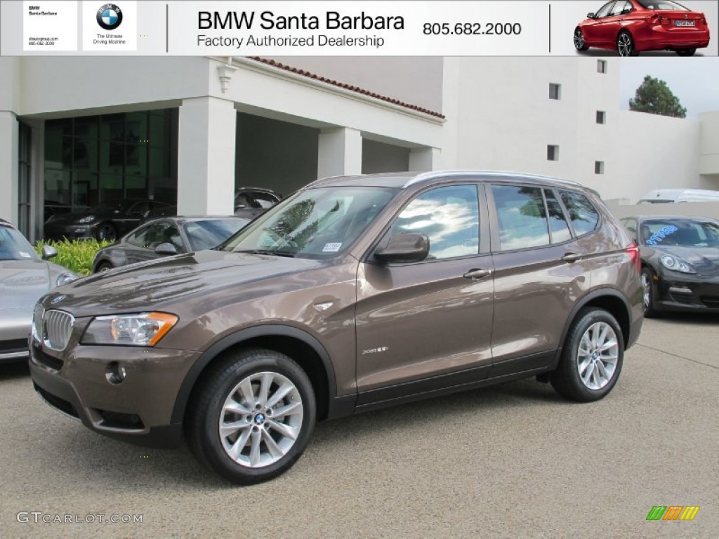 2013 X3 xDrive 28i - Sparkling Bronze Metallic / Sand Beige photo #1