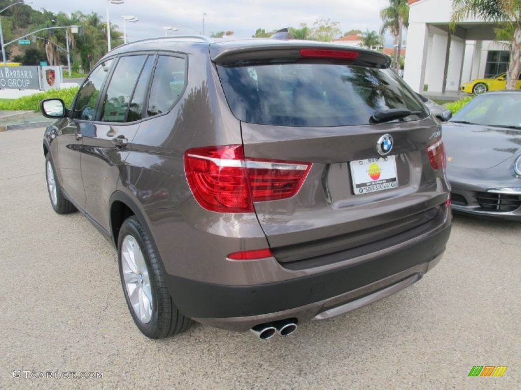 2013 X3 xDrive 28i - Sparkling Bronze Metallic / Sand Beige photo #3