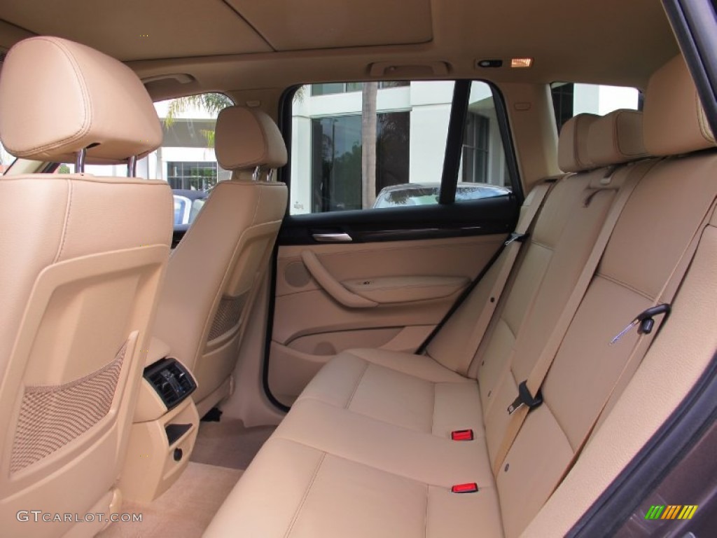 Sand Beige Interior 2013 BMW X3 xDrive 28i Photo #72567625