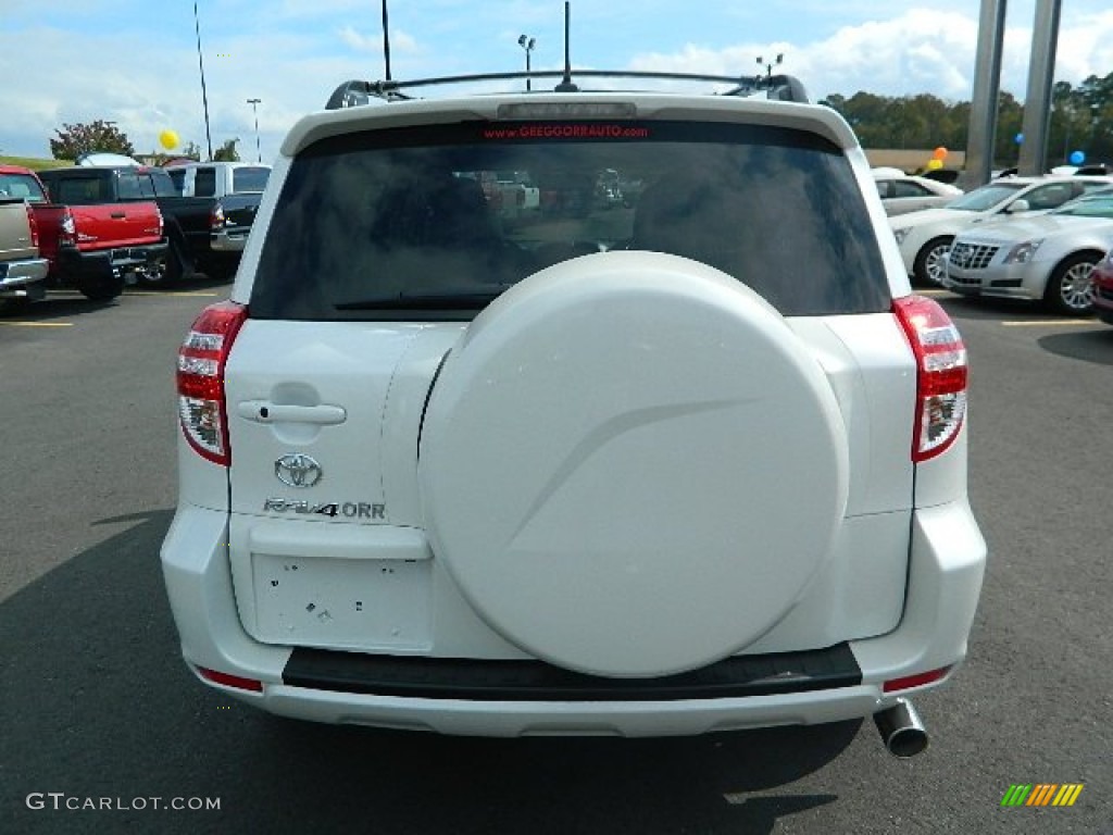 2012 RAV4 Limited - Blizzard White Pearl / Ash photo #4