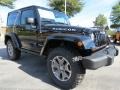 Black 2013 Jeep Wrangler Rubicon 4x4 Exterior